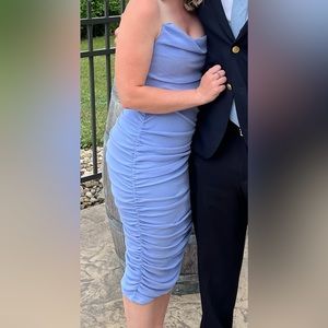 Michael Costello x Revolve India Dress XS Periwinkle Worn Once